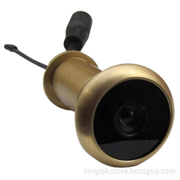5.8G Wireless Door Peephole Camera with Pure Brass Material, 13.8mm Diameter, 90 DegreesNew